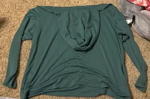 Xersion green hooded shirt  thumbnail 1