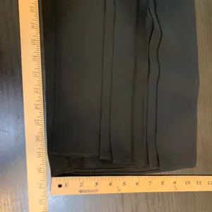Cartise Womens Black Wide Leg Pleated Chiffon Overlay Dress Pants Size 6 62198 thumbnail 10