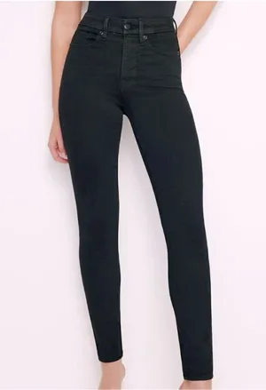 Good American Good Legs Skinny Jeans Women’s Size 8 in Black thumbnail 1