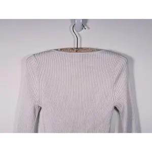 Abercrombie & Fitch Ribbed Cardigan Pearl Button S Ivory Preppy Old Money Y2K thumbnail 10
