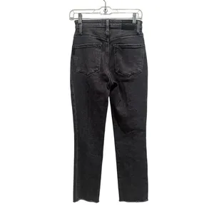 Paige Accent Straight Leg Jeans Ash Black Size‎ 26 Minimalist Capsule Denim thumbnail 2