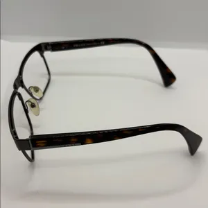 Women’s Prada tortoise shell eyeglass frames VPR 61P 53-16 LA8-101 140 thumbnail 4