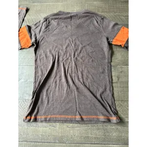NFL Women's Brown Orange "Cleveland Browns Football" Long Sleeve Tee Size Medium thumbnail 8