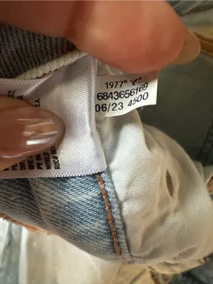 American Eagle Highest Rise Baggy Straight Strigid Jeans Light Denim Wash thumbnail 6