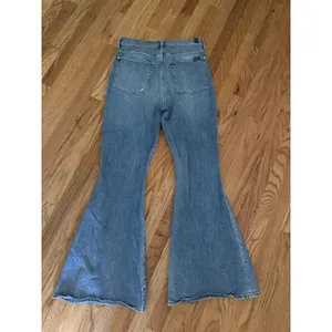 7 For All Mankind Megaflare Super High Rise Denim Size‎ 32 Festival Bell Bottoms thumbnail 10