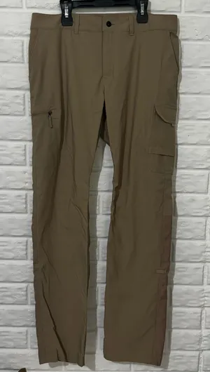 The North Face Cargo Pants Women’s 12 Regular Beige Tan Flat Front Solid Outdoor thumbnail 1
