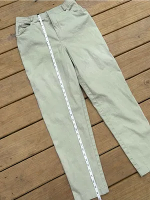 Ellen Tracy Company Women’s Size 4 Sage Green Stretch Straight Leg Pants thumbnail 3