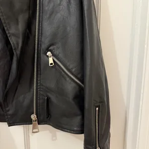 Faux leather jacket Black Size 4 thumbnail 3