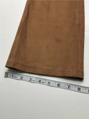 Abercrombie & Fitch High Rise 90s Relaxed Pant Brown Faux Suede Women 28 / 6 NEW thumbnail 11
