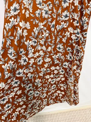 La Ligne x Target Floral Smocked Bodice Midi Dress XL thumbnail 14