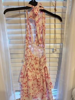 Shein S Pink Halter Dress thumbnail 3