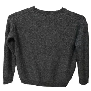 Magaschoni Women's Size Large Crewneck‎ Wool Mohair Blend Grey Sweater thumbnail 4