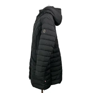Bernardo Black Long Sleeves Front Zip Quilted Hooded Puffer Coat Jacket Size 1X thumbnail 2