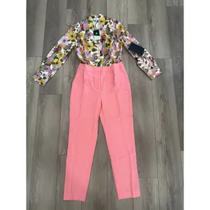 Tuckernuck Wildflower Fields Adalie Jumpsuit Pink Floral Stretch Elegant 6 $298 thumbnail 3