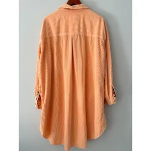 We The Free Peach Snap Button Up Sweater Medium thumbnail 2