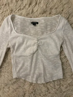 Wild Fable white long sleeve top thumbnail 4
