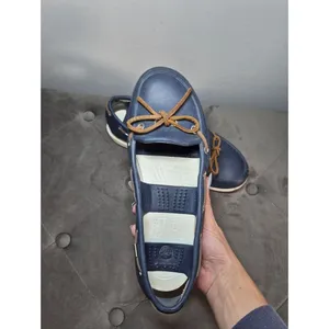 CROCS Navy Beach Boat Shoes Lightweight Sandals Slip On W 7 thumbnail 9