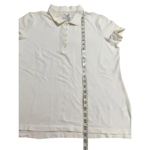 Faded Glory Womens Arctic‎ White Short Sleeve Polo Shirt XXL 20 XFGL14060SO thumbnail 5
