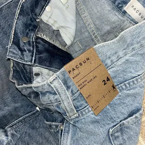 Pacsun Blue Baggy Fit Wide Leg Two Tone Jeans(Size 24) thumbnail 8
