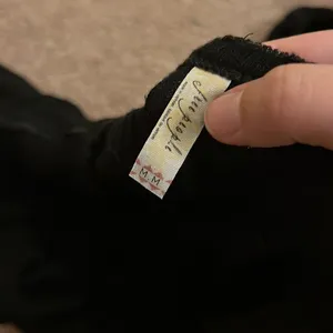 Free people medium black blouse thumbnail 7
