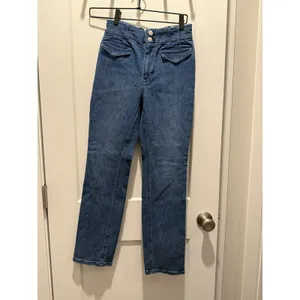 Women's Maeve by Anthropologie Bombshell Jeans Mid-Rise Denim 27 Straight Slim thumbnail 2