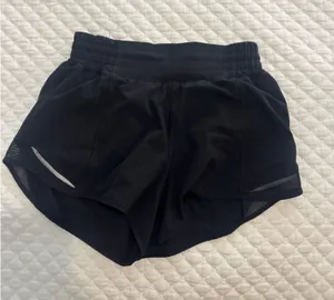 Lululemon Hotty Shorts Hot 4" 4 High-Rise Black thumbnail 1