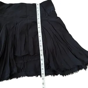 Free People Layered Mini Skirt Sz‎ 0 Black Whimsigoth Boho Chic thumbnail 5