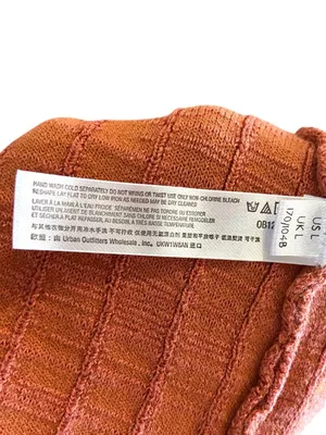 FP Beach Free People Short And Sweet Cable Knit Sweater Dress Terracotta Size L thumbnail 4