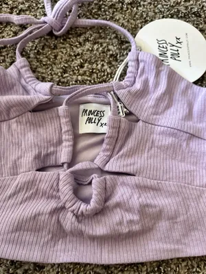 purple princess polly cropped tank thumbnail 2