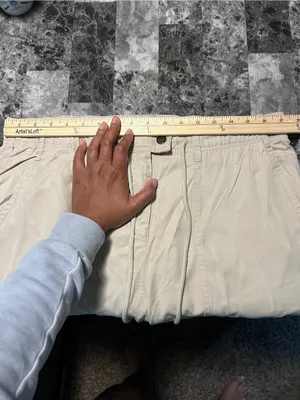 Quince Vintage Wash Tencel Women's Cargo Drawstring Pants Cream Size‎ L thumbnail 11