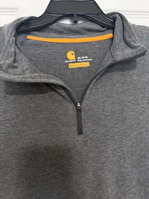 Carhartt Men's Slightly Fitted Quarter-Zip Pullover thumbnail 4