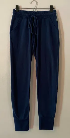 Free People Movement Navy Blue Jogger Sweatpants Athleisure Women's size Small thumbnail 1