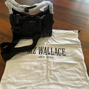NWT MZ Wallace Quilted Madison Shoulder Bag with Sequins thumbnail 1