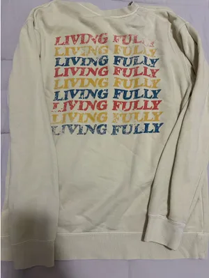 Yellow Living Fully Sweatshirt Size L thumbnail 2
