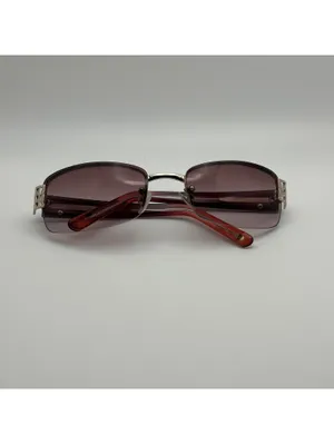 Fossil Women's Rimless Sunglasses with Purple Gradient Lenses and Ombre Arms thumbnail 3