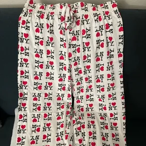 I 💗 NY pajama pants. Size S. In good condition. thumbnail 1