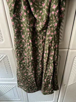 Francesca’s Floral Green Dress thumbnail 7