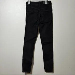 Zara Women Denim‎ High Waisted Black Skinny Jegging Jeans size 4 thumbnail 5