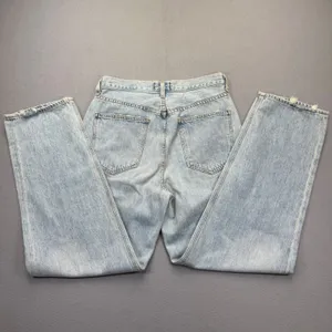 AGOLDE Criss Cross Upsize Jeans Light Wash Blue High Rise Straight Leg Size 28‎ thumbnail 2