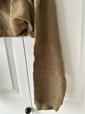 UO Soft Serve Terry Hooded Shrug Urban Outfitters Olive Small thumbnail 8