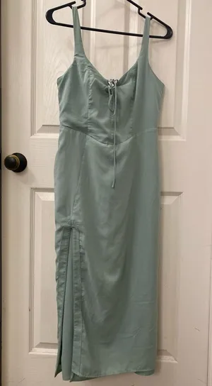 Abercrombie & fitch Elegant Mint Green Dress size small thumbnail 1