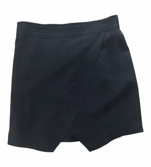 Madewell Black Women's Wrap Mini Skirt thumbnail 1