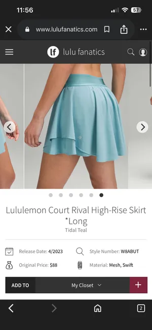 lululemon skirt  thumbnail 4