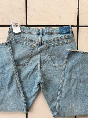 Abercrombie Jeans Mid-Rise Straight 90s short 28 thumbnail 5