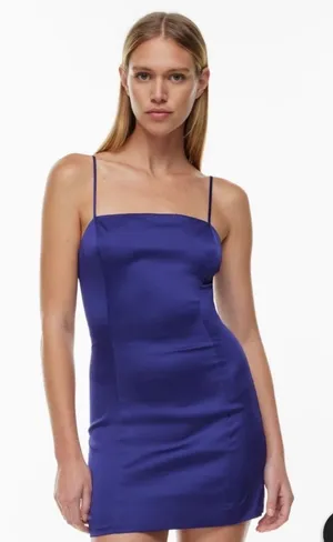 Sunday Best Aritzia Best Shimmer Mini Dress thumbnail 1
