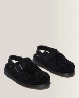 ✨ NWT Dr. Martens Jorge II WarmWair Fleece Slingback Mules - Black 🖤 (US W 8 / M 7 / EU 39) thumbnail 4