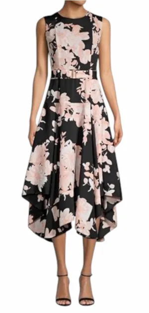 Calvin Klein Floral Midi Dress thumbnail 1