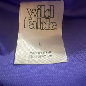 Wild Fable Low-Rise High Leg Cheeky Bikini Swim Bottom Purple L NWT thumbnail 4