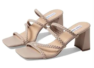 NEW STEVE MADDEN Dion Braided Heeled Sandals thumbnail 1