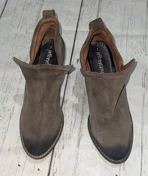 Jeffrey Campbell taupe booties thumbnail 1